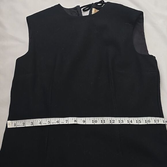 The Ann Fogarty Lord & Tylor, Vintage,  Black Sleeveless Dress 12 - Picture 8 of 13